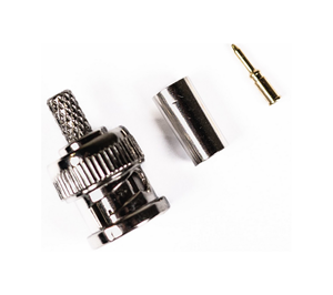 Male connector BNC to RG58 model BNC-RG-58 from AMPHENOL