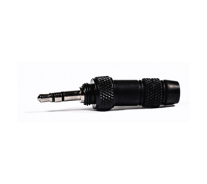 Connector with lock for wireless external thread (black) P-305