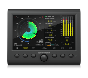 Device and Plug-In for measuring Loudness with a 7" monitor with USB connection