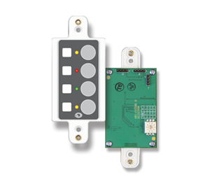 Four button panel to be combined with K1e or SW4e of the ARC series.