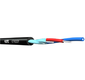 Black microphone cable 100 meters