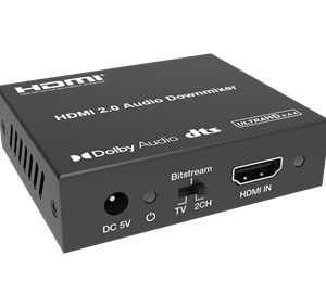 HDR 4K audio extractor with HDMI / RCA AUDIO / OPTICAL outputs