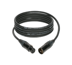 Microphone cable XLR-XLR connectors model NEUTRIK, 10 m long, from KLOTZ model M2FM1-1000