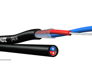 Double stereo cable, 2 wires, model TP414 from KLOTZ