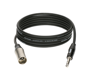 PLS cable - XLR male, 3 m, model GRG1MP03.0 from KLOTZ