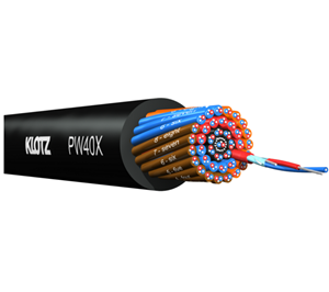 Multi cable 4 lines roll 300 m each line sleeve numbered model PW-04 from KLOTZ