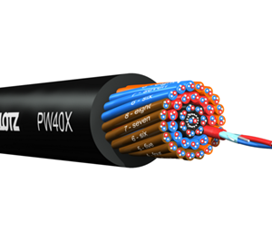 Multi cable 12 lines, each line from a numbered sleeve (roll 200 meters) model PW-12 from KOLOTZ
