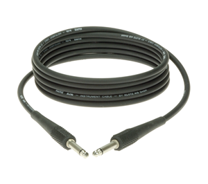 PL-PL musical instrument cable, 3 m long, black, model KIK3.0PPSW from KLOTZ