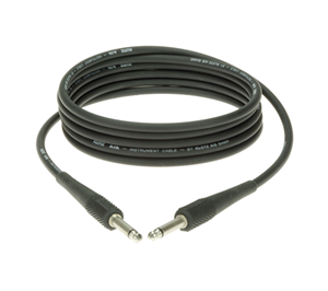 PL-PL musical instrument cable, 2 m long, black, model KIK2.0PPSW from KLOTZ