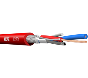 Microphone and musical instrument cable, red, model MY204RT from KLOTZ