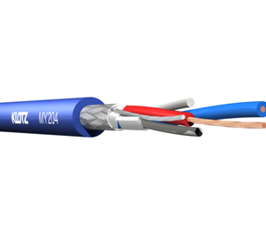 Microphone and musical instrument cable, blue, model MY204BL from KLOTZ