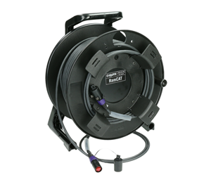 Cable on a reel, CAT5E AWG24 length 100 m model RCBEEW100 from KLOTZ