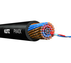 Multi cable 32 lines each line from a numbered sleeve model PW-32 from KLOTZ