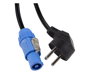 Power cable 3x1mm blue connector 2 m long model PWRIP-2m from LIGHTEK