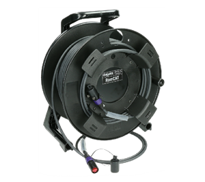 Cable on a reel, CAT5E AWG24 length 120 m model RCBEEW120 from KLOTZ