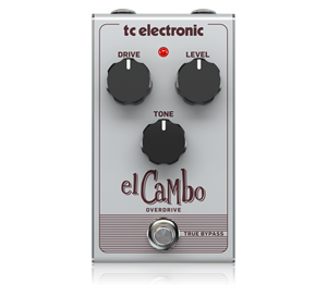 Overdrive pedal with lamp simulation