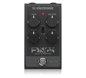 Distortion pedal for metal