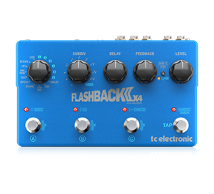 Delay pedal with TonePrint technology and 16 delay types