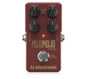 Overdrive pedal with voice switch