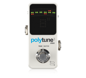 Mini guitar tuner model POLYTUNE 3 MINI from TC ELECTRONIC