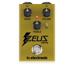 Overdrive effect for guitar with FAT mode switch