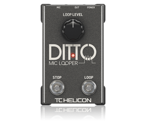 Looper pedal for vocals