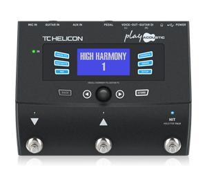 Multi effect pedal for guitar and vocals