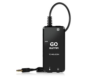 Portable sound card for guitar model GO GUITAR from TC Helicon