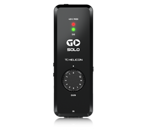 Portable sound card for singing model GO SOLO from TC Helicon