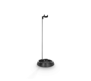 Decorative guitar stand with RGB LED lighting for electric guitar or bass