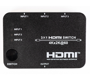 HDMI 3:1 switch model B31 from HDCVT
