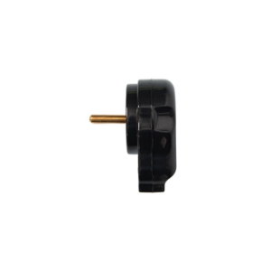Black two-pin side plug