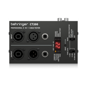 Minimalist cable tester model CT200 from BEHRINGER