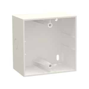 Box for DOT series potentiometer panel in white color from FONESTAR