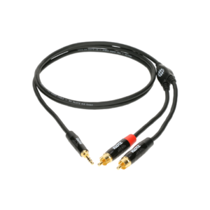 Professional 3.5-2RCA cable, 3 m long, model KY7-300 from KLOTZ
