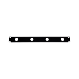 Panel for Zivod cabinets 4 XLR holes size 1U model P1U-4XLR