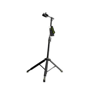 Folding floor guitar stand with locking clip model GGS01NHB from GRAVITY
