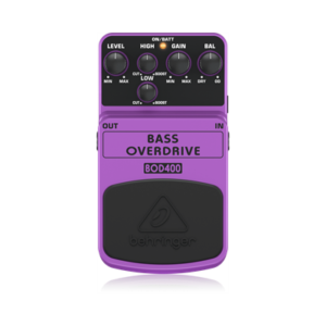 Overdrive pedal for bass guitar