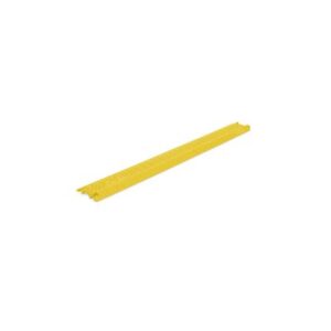 Channel 1 cable protector (40x12 mm), load up to 0.5 tons, height 4 cm, yellow color