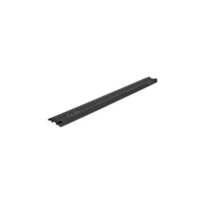 Channel 1 cable protector (40x12 mm), load up to 0.5 tons, height 4 cm, black color