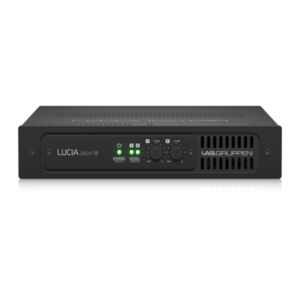 Compact amplifier for installations 2x120W with 2 inputs and 2 outputs, DSP and matrix management LAB GRUPPEN LUCIA 240/2