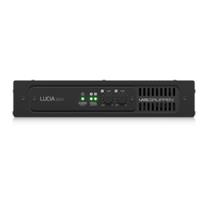 Compact amplifier for installations 2x60W with 2 inputs and 2 outputs, DSP and matrix management LAB GRUPPEN LUCIA 120/2