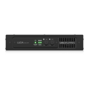 Compact amplifier for installations 2x120W with 4 inputs and 4 outputs, DSP and matrix management LAB GRUPPEN LUCIA 240/2M