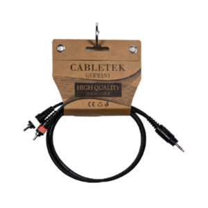 Cable Y PL 3.5mm to 2*RCA 3 meters long model Y-001 from CABLETEK
